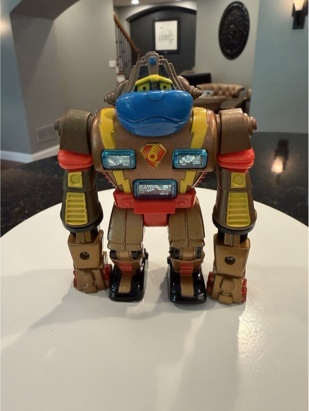 Vtg 1988 LJN Bionic Six F.L.U.F.F.I. Diecast Metal Robot EUC